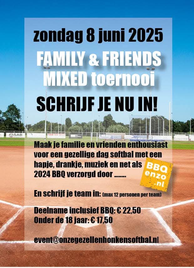 Family & friends mixed toernooi 2025